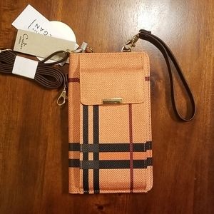 Women's Vegan crossbody and wristlet purses